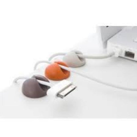 Universal Desktop Cable Fixing Clip Wire Fixer Rubber Usb Cable Organizer Random-PA00946-Veeddydropshipping