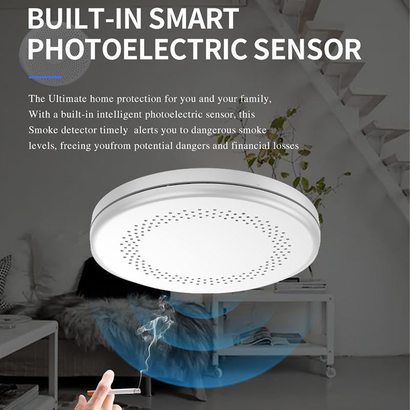 Safety Smoke Detector Sensor  Alarm   Device-CO00642-Veeddydropshipping