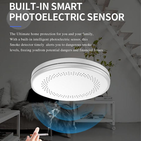 Safety Smoke Detector Sensor  Alarm   Device-CO00642-Veeddydropshipping