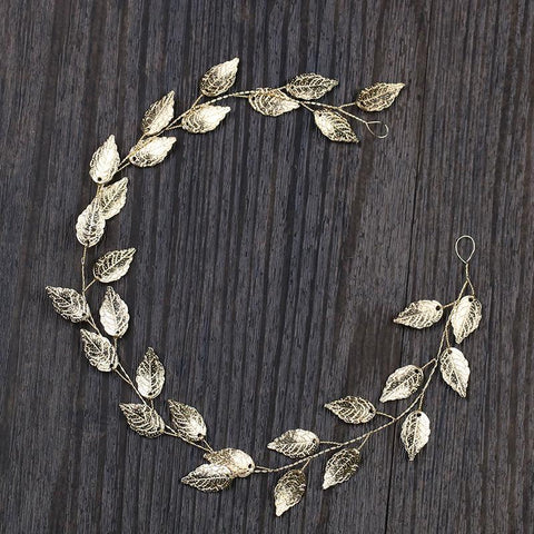 Tiaras Leaves Wedding Hair Accessories Women Hair Jewelry -JW00530-Veeddydropshipping