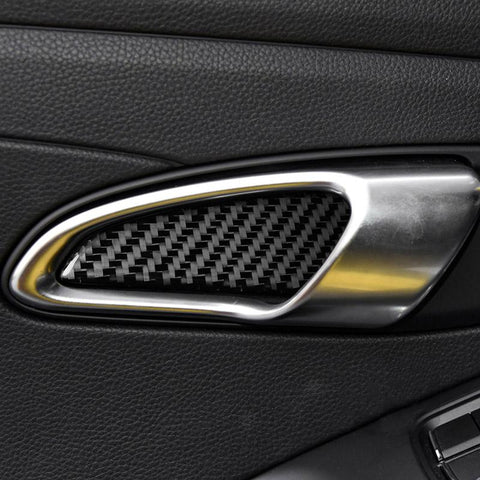 Door Handle Bowl Decoration Patch Carbon Fiber Car Stickers For Porsche-AM00078-Veeddydropshipping