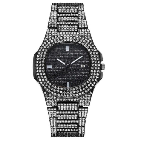 luxury fashion diamond Steel quartz watch Business Sports -JW01071-Veeddydropshipping