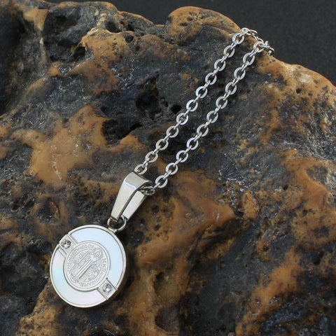 Fashion Round  Stainless Steel Jewelry Sets Pendant Earrings -JW00372-Veeddydropshipping