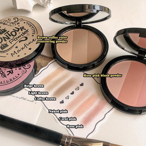 Highlighter Palette Face Matte Contour Shadow Powder-BH00707-Veeddydropshipping