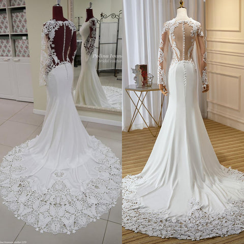 Wedding Dress with Cape Bridal Gown-WF01567-Veeddydropshipping
