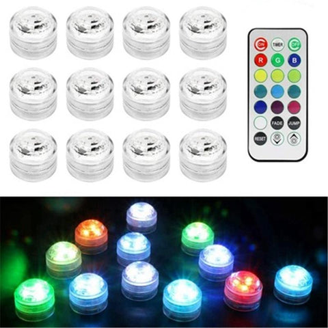 Waterproof Multi Color Submersible LED Lights Underwater Night Lamp-TI00981-Veeddydropshipping
