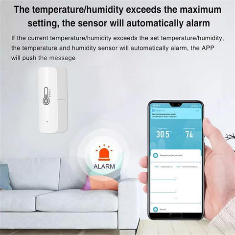 WiFi Thermometer Hygrometer Smart Wireless Temperature And Humidity-TI01014-Veeddydropshipping