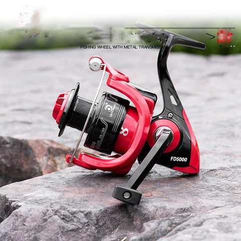 Fishing Reel Baitcasting Fishing Wheel Exclusive Metal Head &amp; Arm Gapless -OS00330-Veeddydropshipping