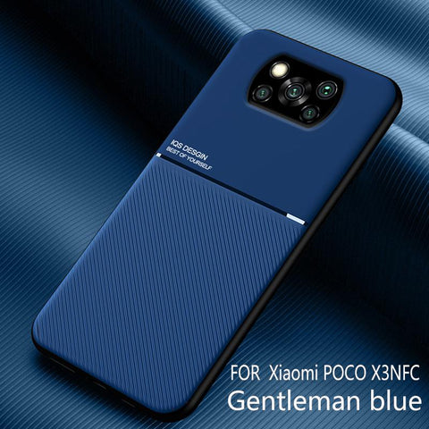 Luxury Business Shock Anti-fall Phone Case For Xiaomi Poco X3 Nfc Pro-PA00339-Veeddydropshipping