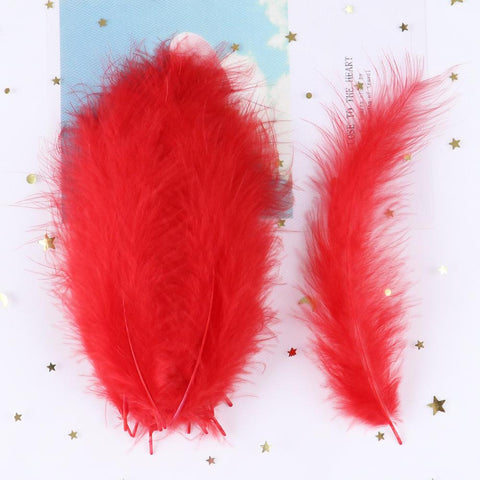 Turkey Marabou Feathers Fluffy Decorative-HA00053-Veeddydropshipping