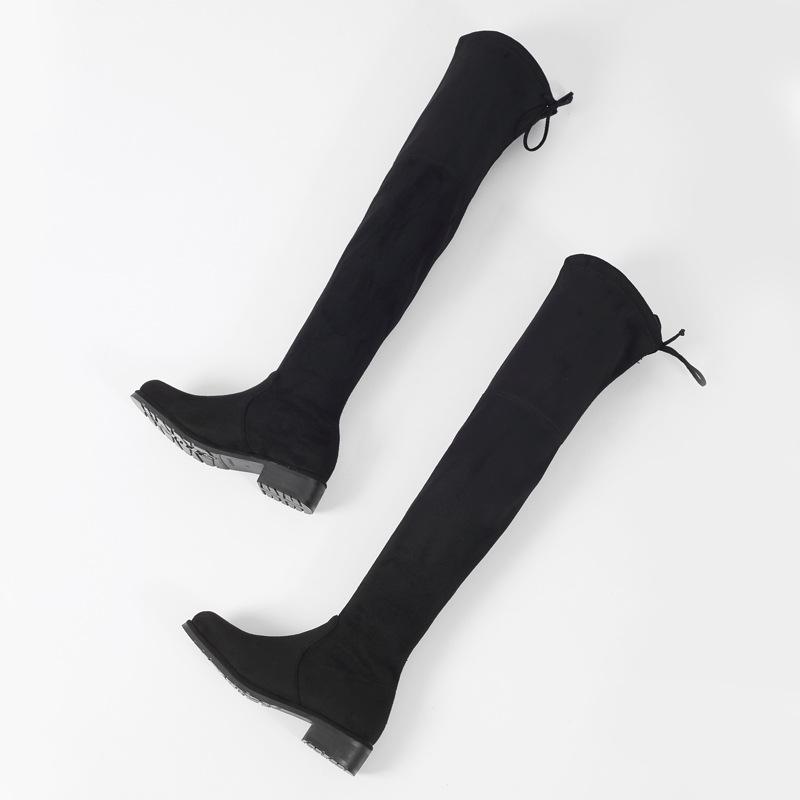 Stretch Female Boots Over the Knee Long High Genuine-BS00940-Veeddydropshipping