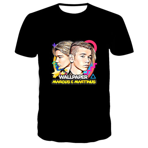 T-Shirt Men Women Summer Short Sleeve-MF00219-Veeddydropshipping