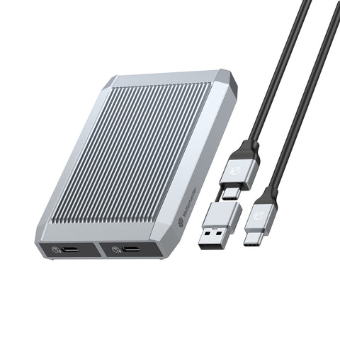 Dual  SSD Enclosure  Blazing  Thunderbolt   Compatible-CO00937-Veeddydropshipping