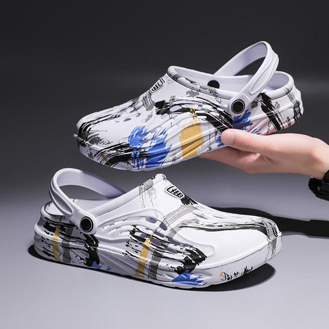 Memory Hospital Shoes Men Slip On Beach Water Slippers-BS01450-Veeddydropshipping