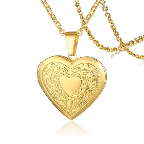 Locket Pendants for Women  Stainless Steel Necklaces-JW01186-Veeddydropshipping