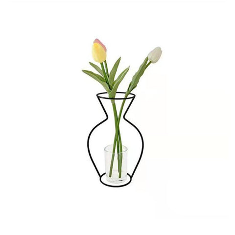 European-Style Iron Wire Vase-HA00253-Veeddydropshipping