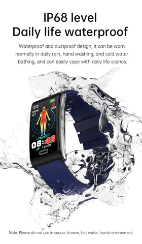 2023 New Blood Glucose Monitor Health Smart Watch Men ECG+PPG Blood -CE00567-Veeddydropshipping