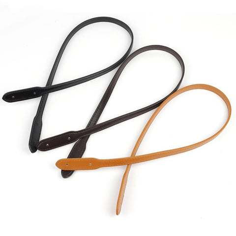 Leather Handle Lady Shoulder Bag Plain Weave Handle Strap Band-BS00732-Veeddydropshipping