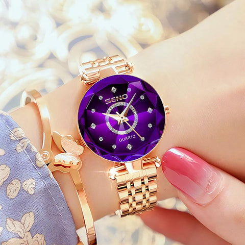 Quartz Watch Wrist Luxury Brand Female Clock Steel -JW01018-Veeddydropshipping
