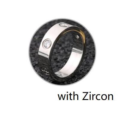 Trendy Stainless Steel Rose Gold Color Love Ring -JW00014-Veeddydropshipping