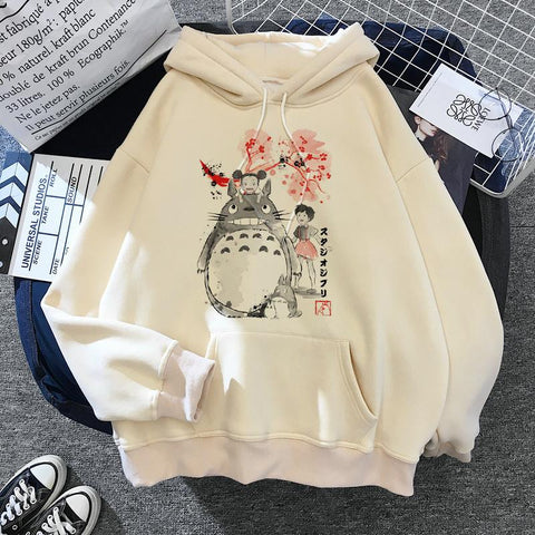 My Neighbor Totoro Harajuku Hoodies Women Studio Ghibli Kawaii Sweatshirt-TB01317-Veeddydropshipping