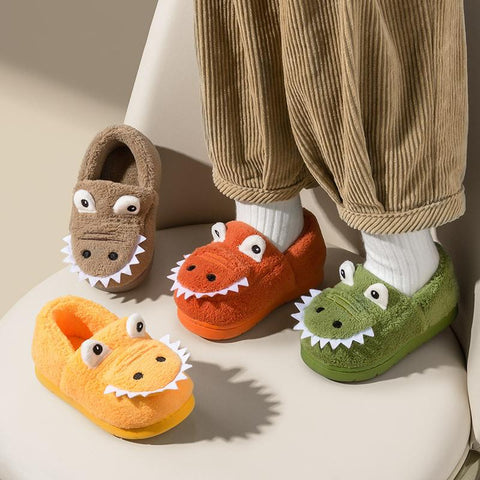 Non-slip Children Home Slippers Baby Warm Cotton Indoor Shoes-TB00184-Veeddydropshipping