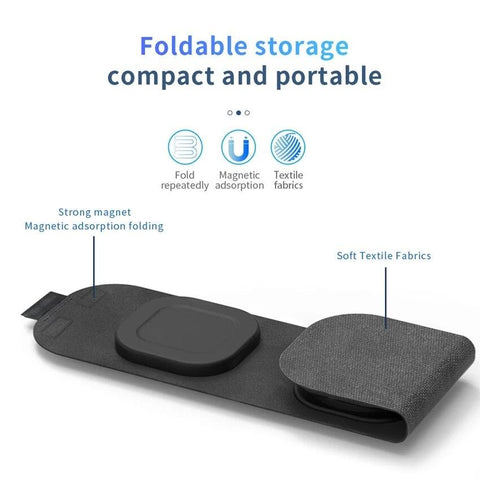 30W 3 In 1 Magnetic Wireless Charger Pad For iPhone 14 13 12 11 Apple Watch 8 7 6 Airpods-PA01039-Veeddydropshipping