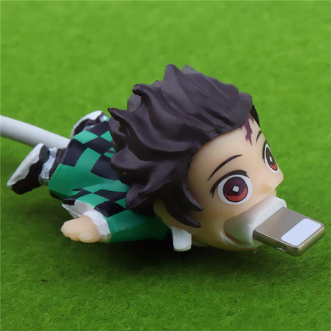 Cartoon Protector Cable Charger Demon Slayer Anime USB Cable Protector Organizador -CE00133-Veeddydropshipping