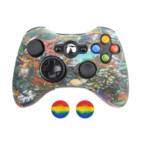 Soft Silicone Case Cover For Xbox 360 Gamepad Rubber Shell Skin -CE01390-Veeddydropshipping