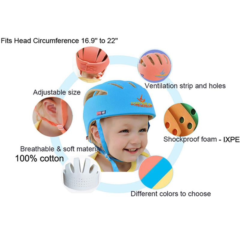 Toddler Child Cap for Boy Girl Anti-collision Protective Hat Baby Soft Comfortable-Veeddydropshipping-3