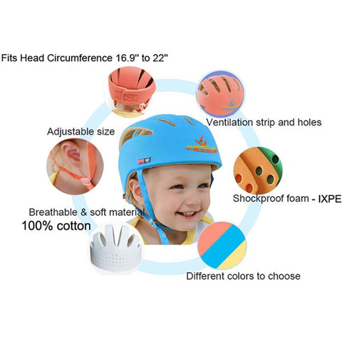 Toddler Child Cap for Boy Girl Anti-collision Protective Hat Baby Soft Comfortable-Veeddydropshipping-3
