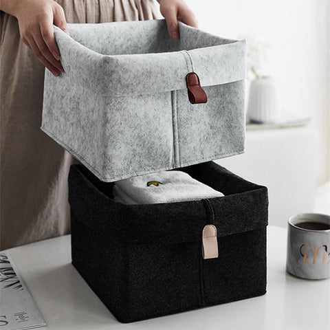 Nordic Felt Storage Basket Living Room Tea Table-HA00787-Veeddydropshipping