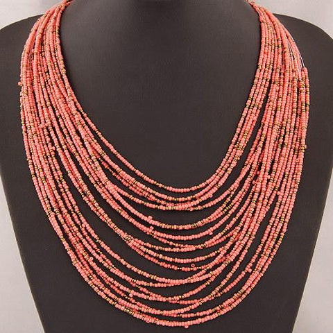 Beads Jewelry Sets Bohemia Bangles Fashion Necklace New Jewelry Set -JW00221-Veeddydropshipping