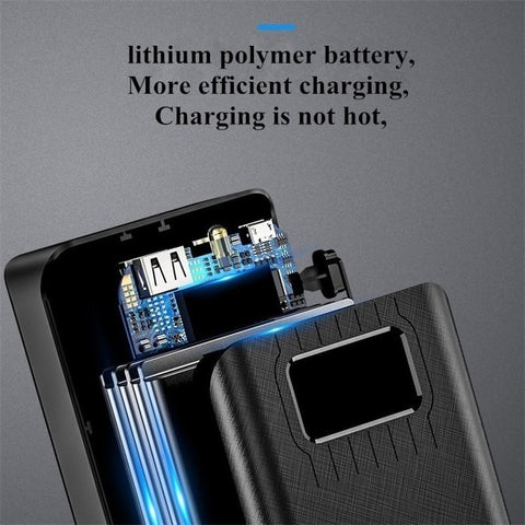 50000mAh Mobile Power One-way Fast Charging External Battery Digital Flashlight Fast Charging-PA00495-Veeddydropshipping