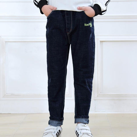 SheeCute Boys Spring Autumn jeans Kids Denim pants casual Fit Stretch Straight-TB01311-Veeddydropshipping