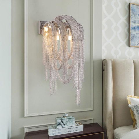 Luxury Chain Wall Lamp Led Mirror Light-TI00473-Veeddydropshipping