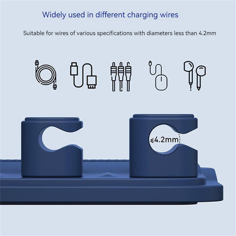 Magnetic Wire Organizer Desktop Cable Clip Protector Cable Organizer Row Plug Fixed Charging-PA00883-Veeddydropshipping