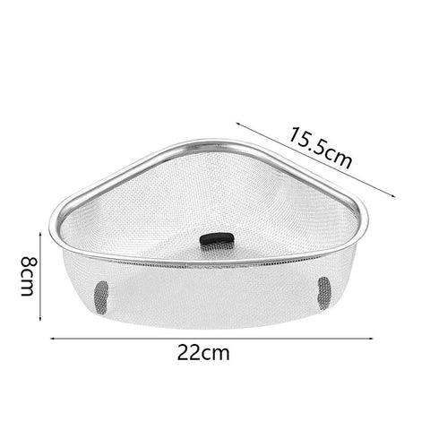 Kitchen Sink Drain Basket Stainless Steel-HA01350-Veeddydropshipping