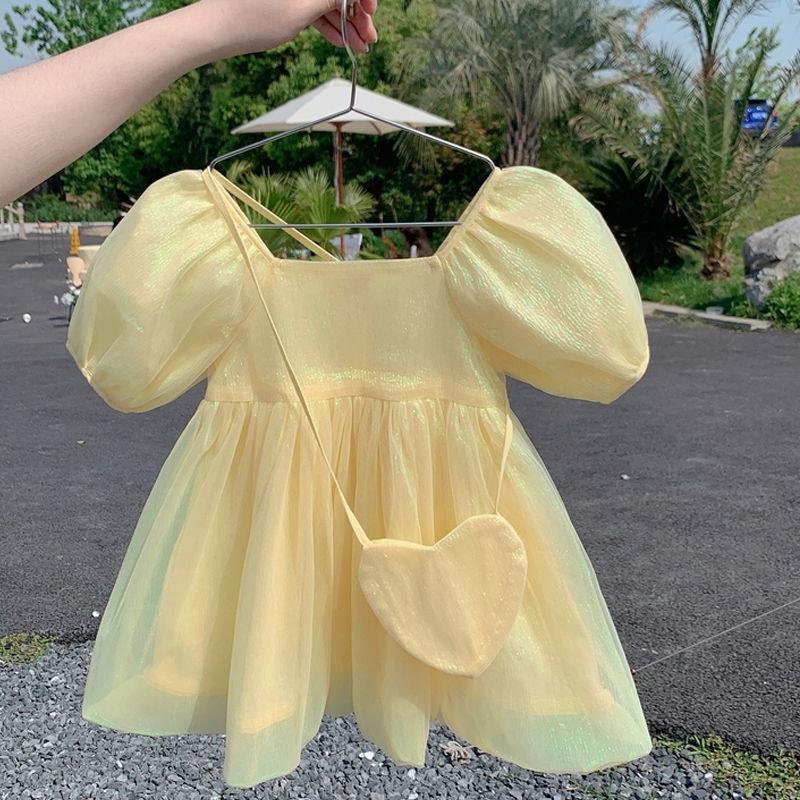 Summer Kids Floral Clothes Girls Elegant Birthday Dress-Veeddydropshipping