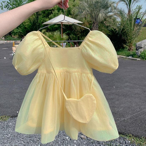 Summer Kids Floral Clothes Girls Elegant Birthday Dress-Veeddydropshipping