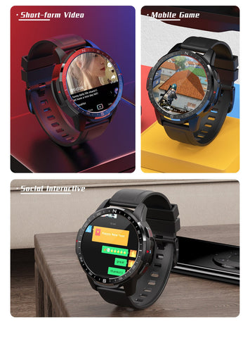 Touch ScreenBluetooth Sports Dual Camera Gaming Watch-JW00844-Veeddydropshipping