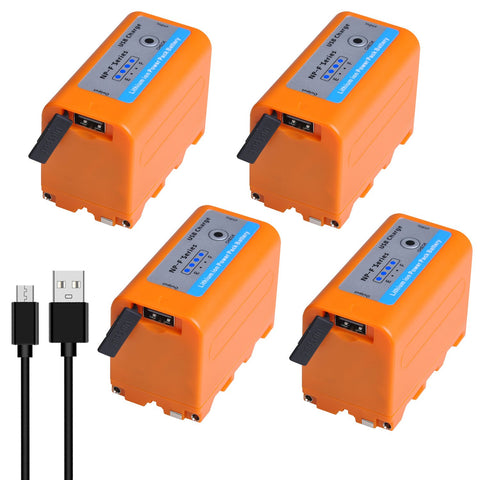 5200mAH USB Output NP-F750 F730 F770 Battery LED Power Indicator -CE00415-Veeddydropshipping