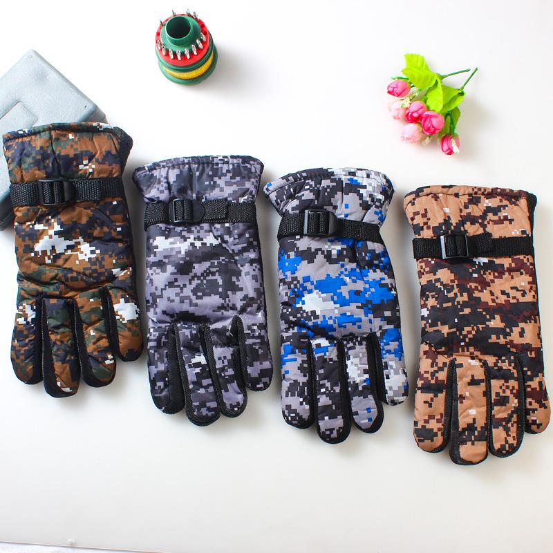 Adult Cycling Ski Outdoor Sports Gloves Plush Thickened-OS01501-Veeddydropshipping