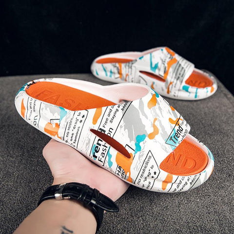 Summer Man Women Flip Flops Soft Slippers Beach Unisex-BS01175-Veeddydropshipping