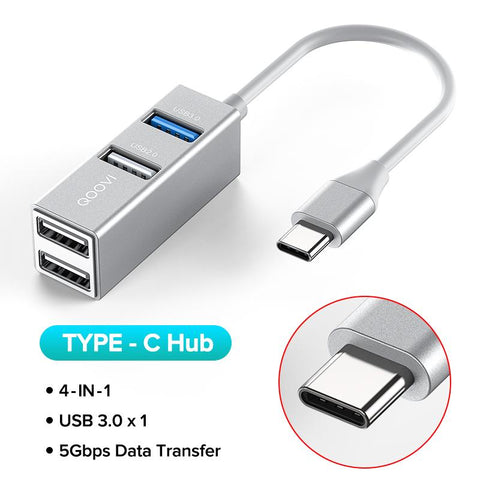 USB 3.0 HUB Splitter USB-C Adapter Dock -CO00139-Veeddydropshipping