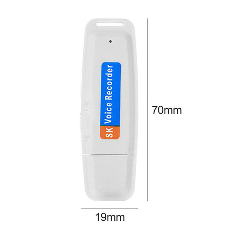 Professional Rechargeable U-Disk Portable USB Digital Audio Voice Recorder-CE01214-Veeddydropshipping