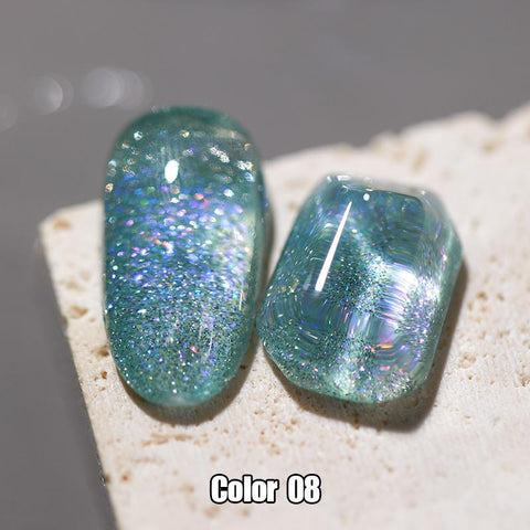 9 Color Glitter Chips Diamond Gel Nail Polish Sparkling Nail Art Gel-BH01006-Veeddydropshipping