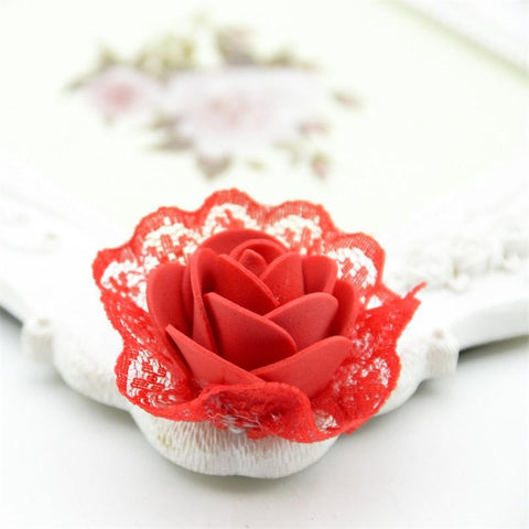 Mini Lace Flower Heads Wedding Decorations-HA00716-Veeddydropshipping