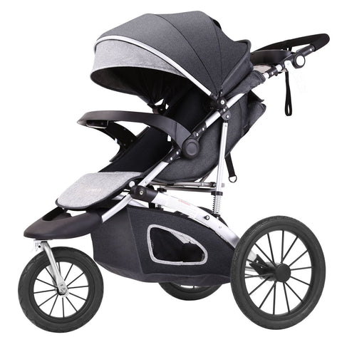 Jogging Stroller Foldable Jogging Stroller Single Toddler Stroller Jogging-TB00406-Veeddydropshipping