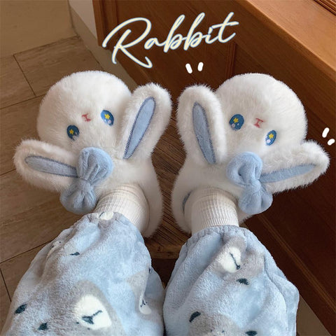 slippers winter warm slippers indoor fluffy warm home-BS01206-Veeddydropshipping